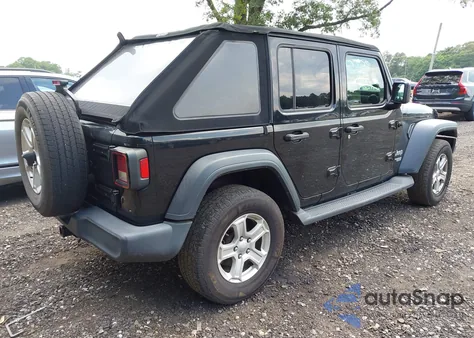 2018 Jeep Wrangler Unlimited Sport S 4X4 из США, поврежденный, VIN 1C4HJXDG3JW111026